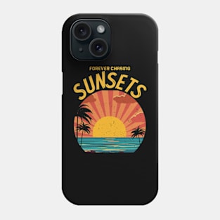 Forever Chasing Sunsets Tee, Sun Seeker T-shirt, Comfort Colors T-shirt, Beach Tee, Sunset T-shirt, Tee, Size up for Oversized, Sun Tee Phone Case