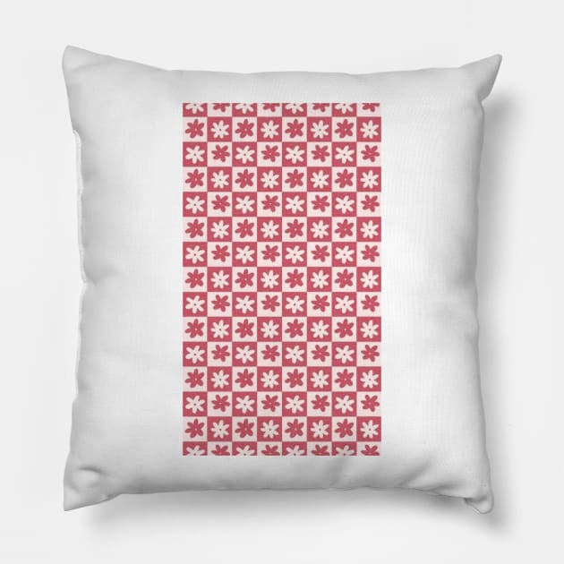 red background Pillow by kusuka ulis