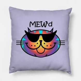 MEW'd - Dark Rainbow Pillow
