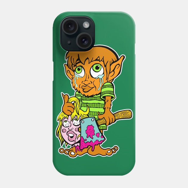 Naughty Wolf Boy Phone Case by rossradiation