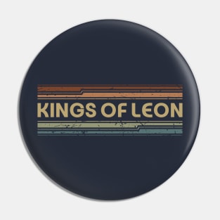 Kings of Leon Retro Lines Pin