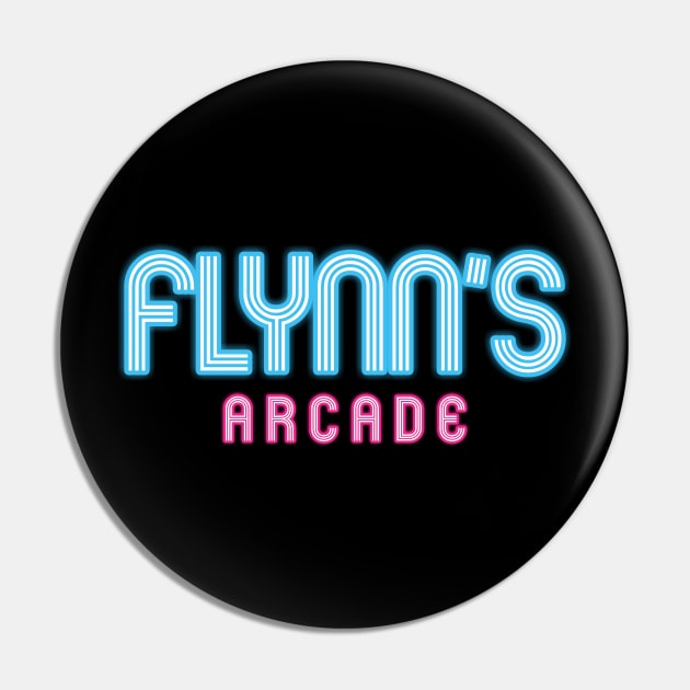 Flynn's Arcade Neon Pin by Maskumambang