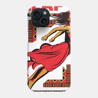 Leap To Greatness - Female Phone Case