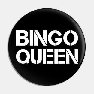 Bingo Queen Bingo Pin