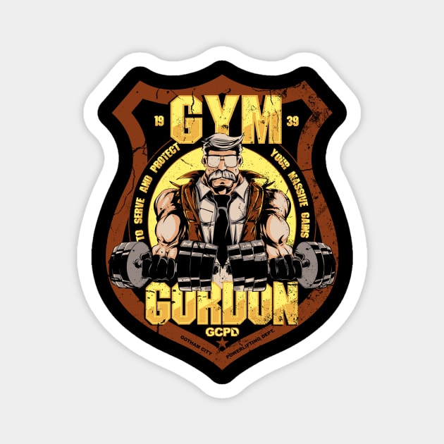 Gym Gordon Magnet by evilbyzac