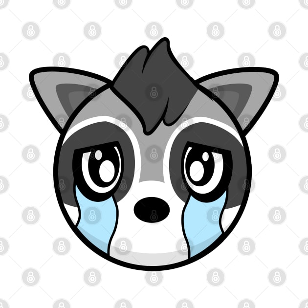 The Crying Trash Panda by MOULE