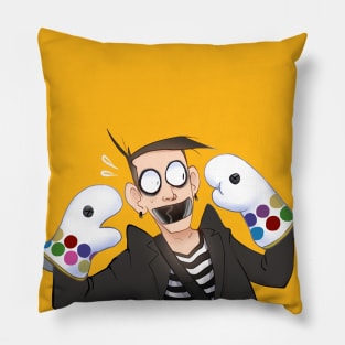 Tape Face Mime Puppets Pillow