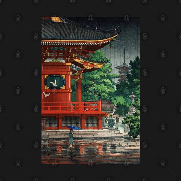 Asakusa Kannondo Temple by Tsuchiya Koitsu by Takeda_Art