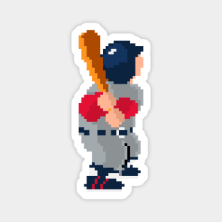 RBI Baseball Batter 16-Bit - Boston Magnet