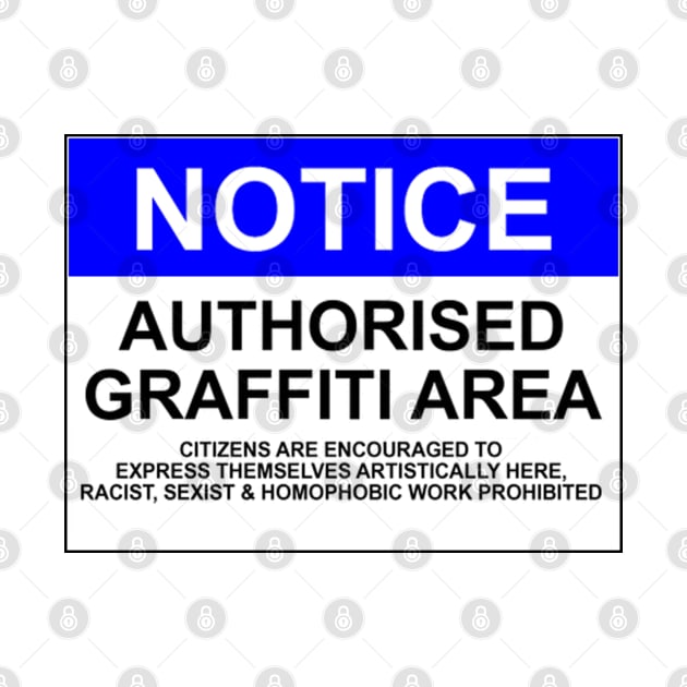 AUTHORISED GRAFFITI AREA by wanungara