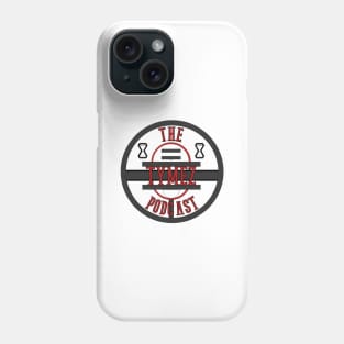 Tymez Podcast White, Red, and Gray Phone Case