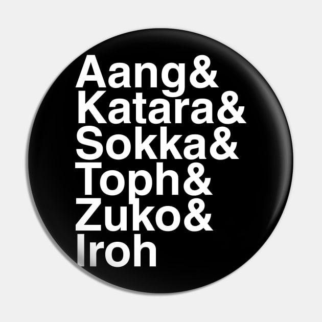 Avatar The Last Airbender Helvetica List Pin by DennisMcCarson