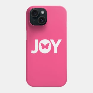 Joy being joyful - Text design Phone Case