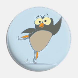 Penguin On Ice Pin