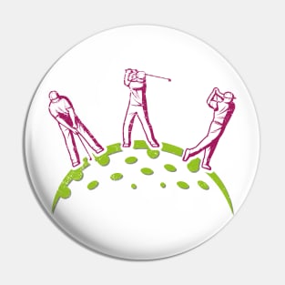 golf actions Pin