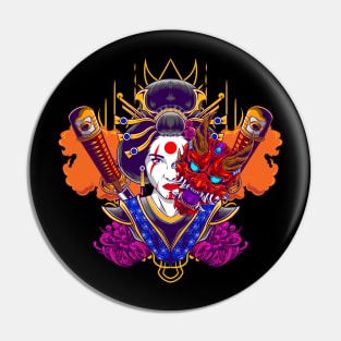 Geisha Gril 1.4 | Japanese Style Pin