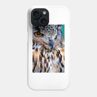 European Eagle Owl Bird of Prey Phone Case