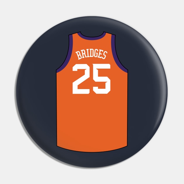 Mikal Bridges Phoenix Jersey Qiangy Pin by qiangdade