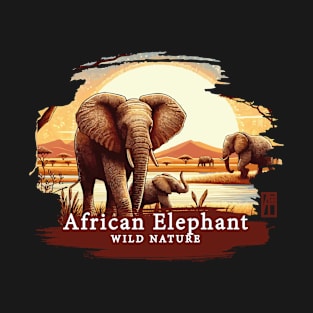 African Elephant - WILD NATURE - ELEPHANT -3 T-Shirt