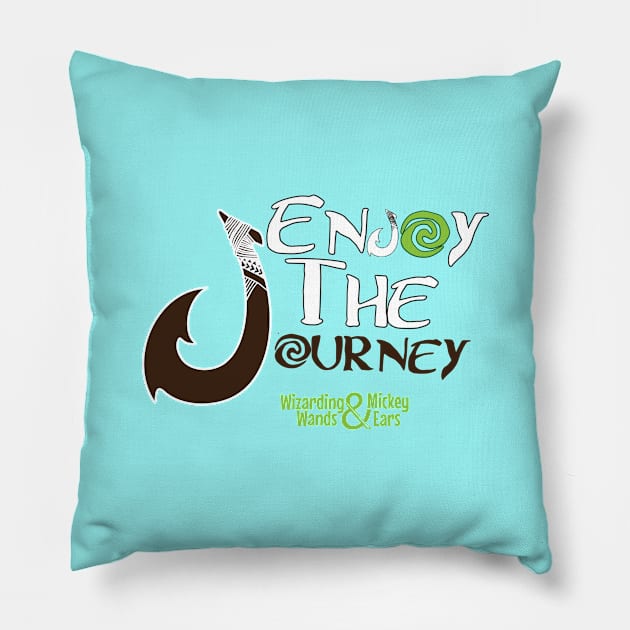 Aloha Journey - Color Pillow by Wizarding Wands & Mickey Ears