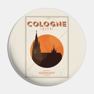 Cologne Poster Design Pin