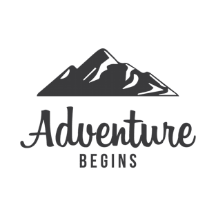 Mountains Adventure Begins T-Shirt