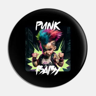 Graffiti Style - Cool Punk Baby 4 Pin