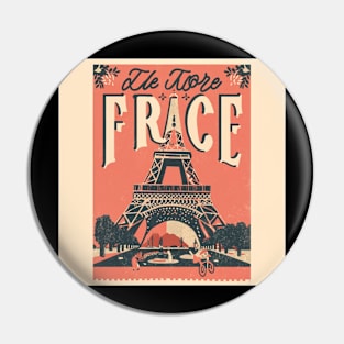 France art Pin