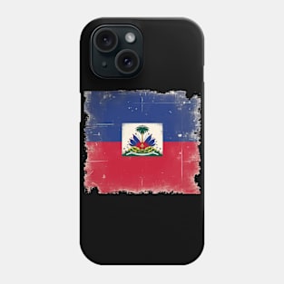 Vintage Haiti Haitian Flag Day Haitian Pride Phone Case