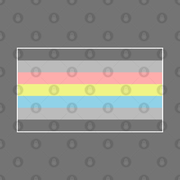 Demiflux Gender Identity Flag by AnnaBanana