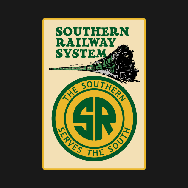 Southern Railway System Vintage Poster Type Graphics by MatchbookGraphics