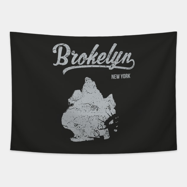 Brokelyn, NY Tapestry by MikeBrennanAD
