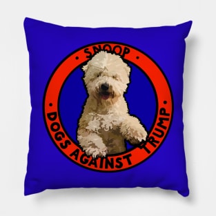 DOGS AGAINST TRUMP - SNOOP Pillow