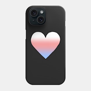 Cute Blue Pink Gradient Heart Phone Case