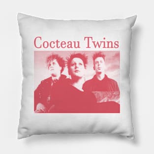 Cocteau Twins Red Art Pillow