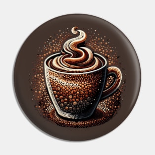 Latte Coffee Pin