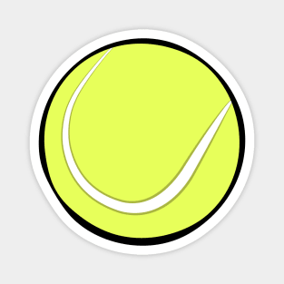 Tennis Ball Illustration Magnet