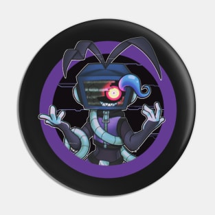 TV Head Nero Pin