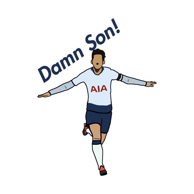 Son Heung Min 'Damn Son!' - Tottenam Spurs Premier League Soccer by xavierjfong