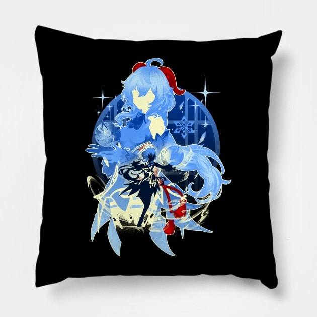 Plenilune Gaze Ganyu Pillow by HyperTwenty