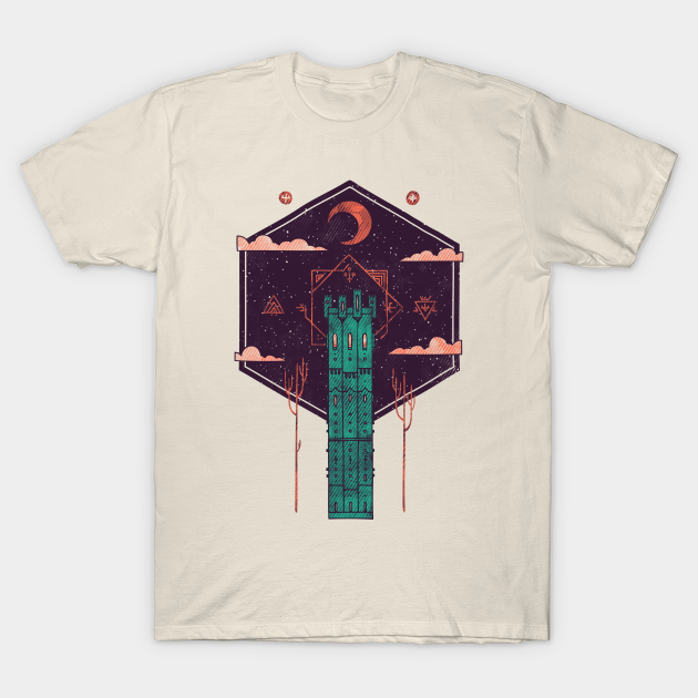 The Tower Azure - Castle - T-Shirt