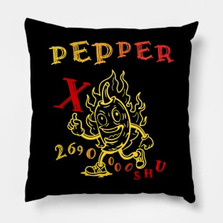 color die or pepper x 2600000 shu Pillow