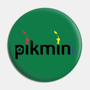 Pikmin Typography Pin