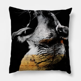 Lion Safari Pillow