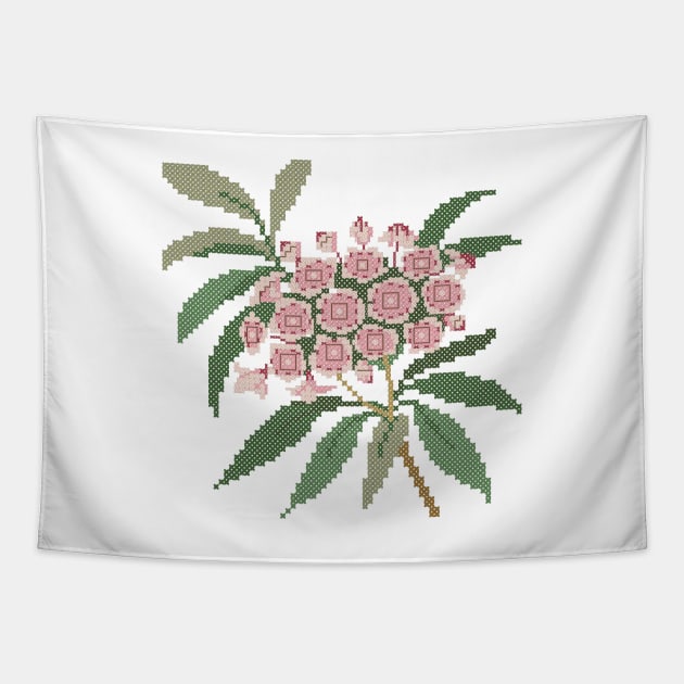 Connecticut Pennsylvania State Flower Mountain Laurel Mountain Laurel Tapestry TeePublic