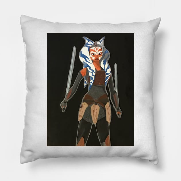 Ahsoka Tano Pillow by Starcat31