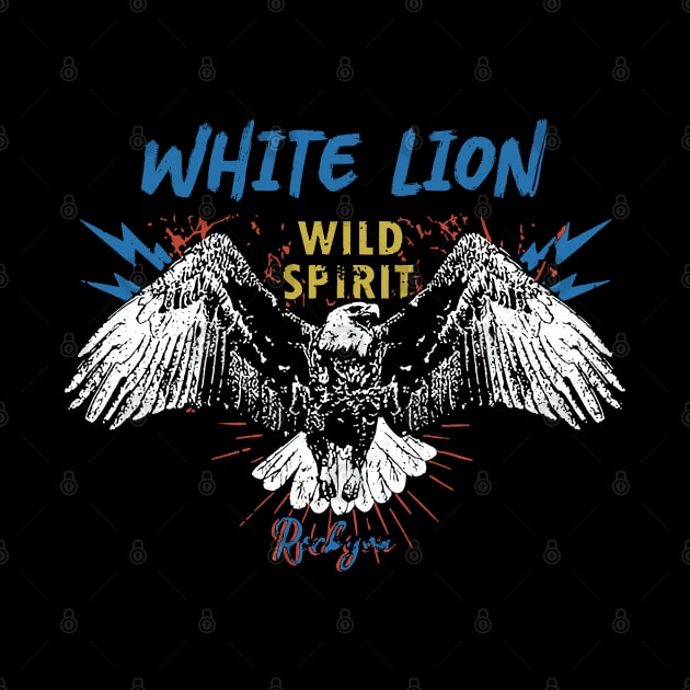 white lion the wild spirits by akhirnya pattern