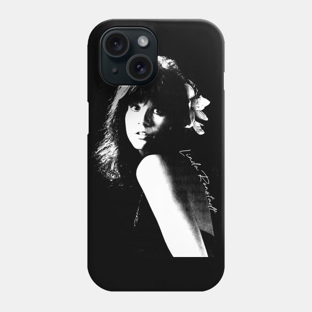 Linda Ronstadt /// Flower Portrait Phone Case by HectorVSAchille