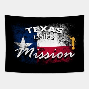 Texas Dallas Mormon LDS Mission Missionary Gift Tapestry