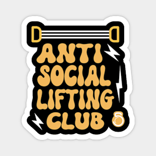 anti social lifting club Magnet